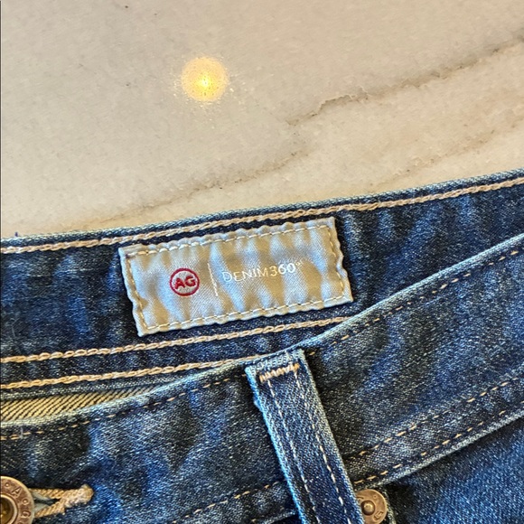 Men's AG Everett Slim Straight Blue Jeans. - Picture 6 of 8